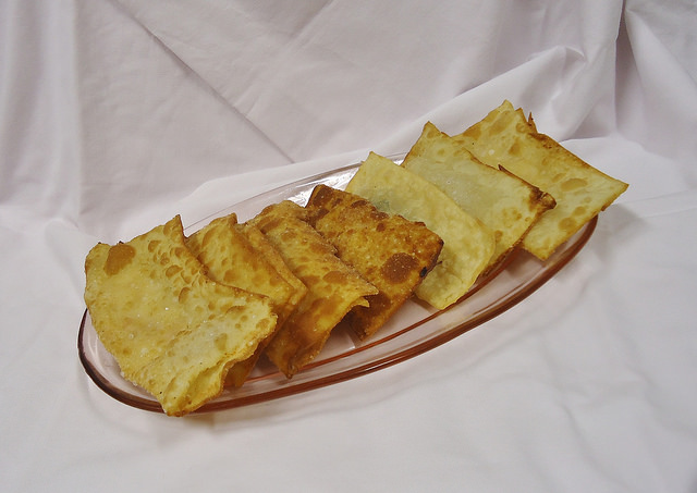 Pastel frito da Nan's Salgados